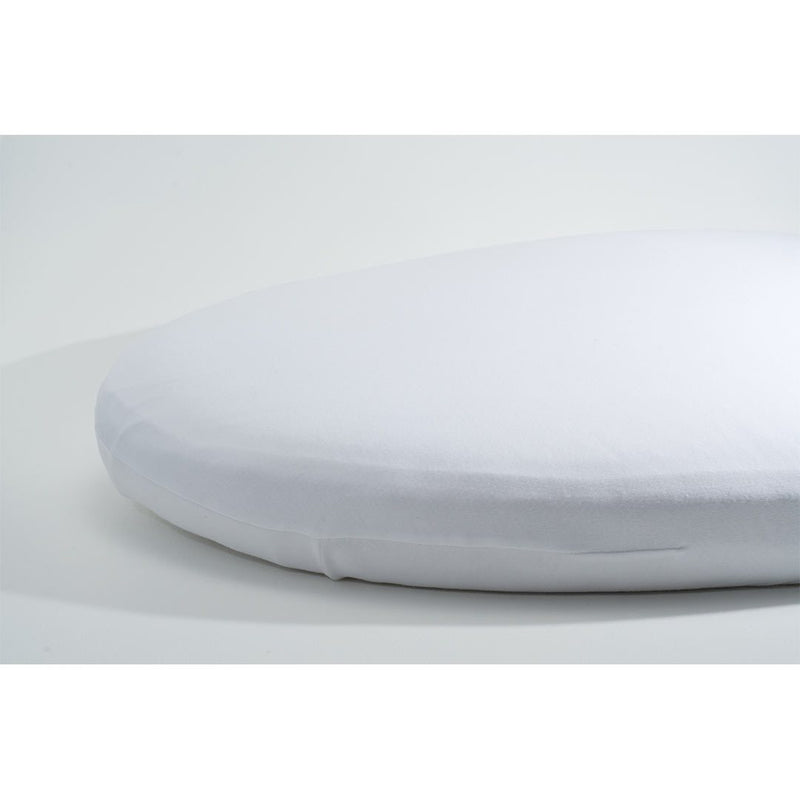 Gaia Baby Serena Fitted Mattress Sheet Maxi Cot - 2 Pack - White