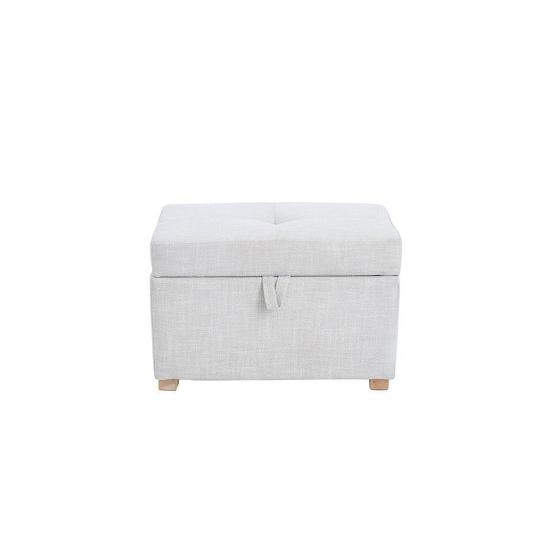 Gaia Serena Footstool - Oatmeal